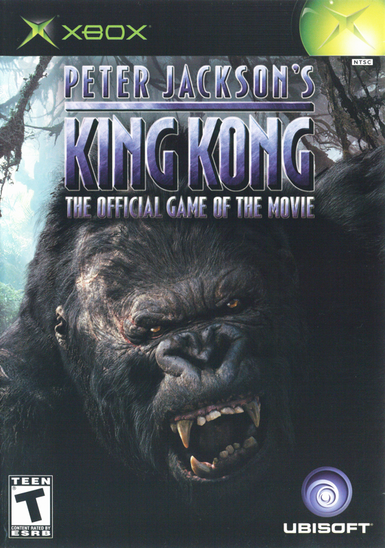 Peter Jackson's King Kong box art for Xbox